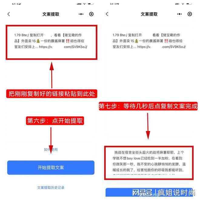 '智能文案抓取助手：一键提取高效工具'